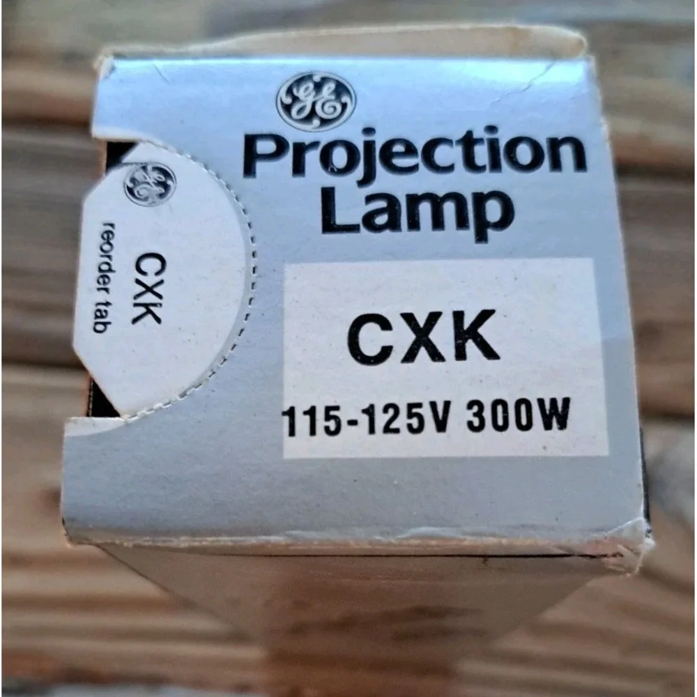 CXK Projection Lamp, GE Brand, new in the box